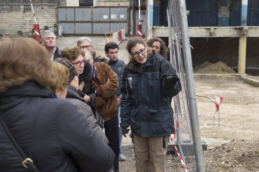 En images - photo de la visite des fouilles archéologiques