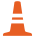 Projet (Ré)public Bordeaux Castéja - pictogramme cône travaux orange